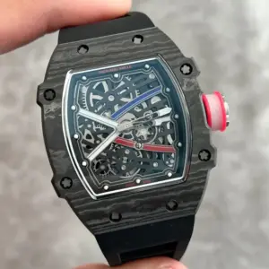 Replica Richard Mille RM 67-02 Automatic Sebastian Ogier Black Rubber Strap - Image 2