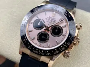 Replica Rolex Daytona 126515LN 0006 Sundust 40mm Everose Gold Oysterflex - Image 2