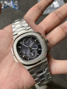 Replica Patek Philippe Nautilus Stainless Steel Black Dial 5990 1A 011 - Image 2