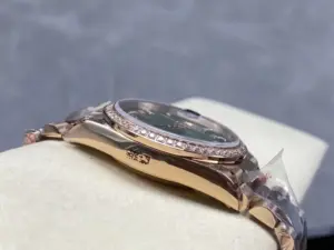 Replica Rolex Day Date Oyster 36 mm Everose Gold Diamonds Bezel M128345RBR 0068 - Image 5