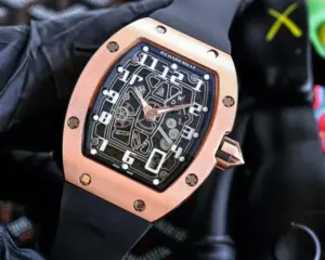 Replica Richard Mille RM 67-01 Skeleton Arabic Automatic Winding Rose Gold Watch - Image 3