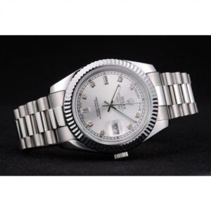 Superclone Rolex Day-Date 41mm Silver Dial 41995 - Image 4