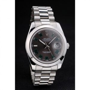Superclone Rolex Datejust 41mm Rhodium Dial 126300 "Wimbledon" Smooth / Oyster - Image 3