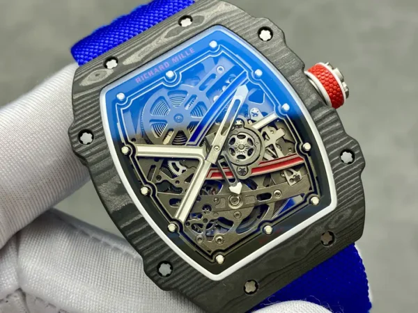 Replica Richard Mille RM 67-02 Automatic Sebastian Ogier Black Blue