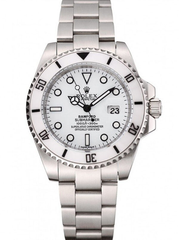 Rolex Submariner 40mm White Dial 1453863