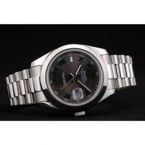 Superclone Rolex Datejust 41mm Rhodium Dial 126300 "Wimbledon" Smooth / Oyster - Image 4