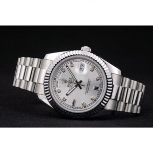 Superclone Rolex Day-Date 41mm Silver Dial 41995 - Image 5