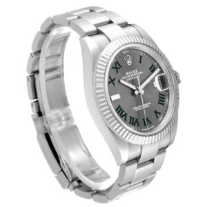 Superclone Rolex Datejust 41mm Rhodium Dial 126334 "Wimbledon" Flutted / Oyster - Image 3
