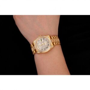 Superclone Rolex Day-Date 37mm Gold Dial 1453956 - Image 9