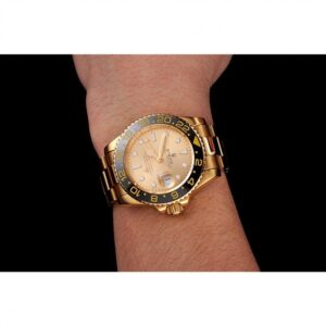 Superclone Rolex GMT-Master II 41mm Gold Dial 1453749 - Image 10