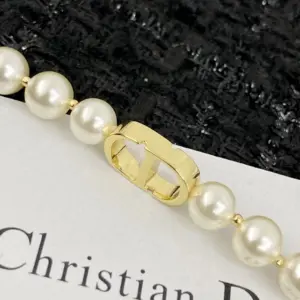 Replica Dior Solid color pearl bracelet with CD pendant - Image 4