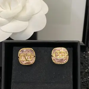 Replica VAENTINO Swarovski Pink Diamond Earrings - Image 6